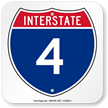 Interstate 4 (I 4)Sign