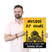 Join Us Mosque At Home Add Text Yard Religious Sign