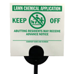 Ohio State Pesticide Lawn Sign