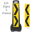 LotBoss Yellow Black Chevron Portable Kit
