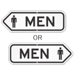 Men Restroom Sign