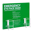 Metal Emergency Eyewash Bottle Station With Double Holder