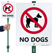 No Dogs Sign