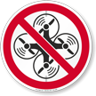 No Drone Symbol Sign