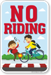 No Riding 