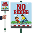 No Riding 