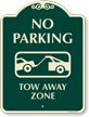 NO PARKING TOW AWAY ZONE Sign