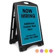 Now Hiring BigBoss Portable Custom Sidewalk Sign