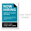 Now Hiring BigBoss Portable Custom Sidewalk Sign