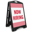 Now Hiring Portable Sidewalk Sign