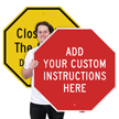 Customizable Octagonal Sign Template