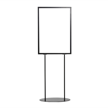 Oval Base Infoboard Double Sided Floor Sign Holder