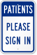 Patients Please Sign In Sign