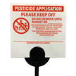 Wisconsin State Pesticide Lawn Sign