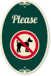 Please No Dog Poop Sign