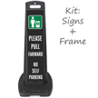 Please Pull Forward LotBoss Portable Sign Kit