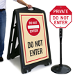 Private Do Not Enter Sign