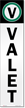 Reflective "VALET" Label