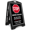 Stop Add Headline BigBoss Portable Custom Sidewalk Sign
