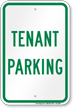 Tenant Parking Sign