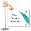 Custom Insert Decorative Round Corner Menu Board Kit