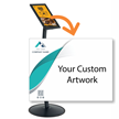 Custom Insert Simplistic Curved Menu Board Kit