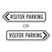 Visitor Parking Arrow Sign