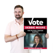 Vote Add Name Image Disclaimer And Position Yard Sign