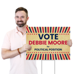 Vote Add Name Political Position Custom Vote Yard Sign