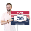 Vote Add Your Name And Position Custom Yard Sign