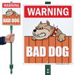 Warning Bad Dog Sign