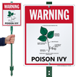 Warning Poison IVY LawnBoss Sign