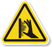 Burn Hazard / Hot Surface Sidewall Label