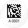 Circular 2D Custom Template   Barcode