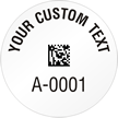 Circular 2D Custom Template   Barcode