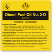 Diesel Fuel Oil ANSI Chemical Label