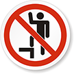 ISO P019 Do Not Step Label