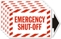 Emergency Shut Off Label