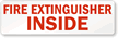 Fire Extinguisher Inside Label