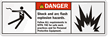 Shock And Arc Flash Explosion Hazards ANSI Label