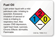 Dimethylformamide NFPA Chemical Hazard Label