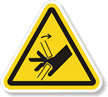 Hand Crush / Pinch Point Label (Symbol)