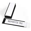 Magnetic 'C' Channel Label Holder, 2 in. x 6 in.
