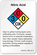 Nitric Acid NFPA Chemical Label