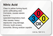 Nitric Acid NFPA Chemical Hazard Label