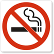 No Smoking Label