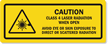 Avoid Eye/Skin Exposure To Direct/Scattered Radiation Label