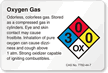 Ozone NFPA Chemical Hazard Label