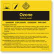 Ozone ANSI Chemical Label