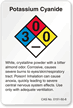 Potassium Cyanide NFPA Chemical Label